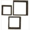 Ekena Millwork Square, Open Back, Vintage Farmhouse Shadow Box Shelves, Barnwood Decor Collection, PK3 DECR15SBSQOBPG - alternate 1